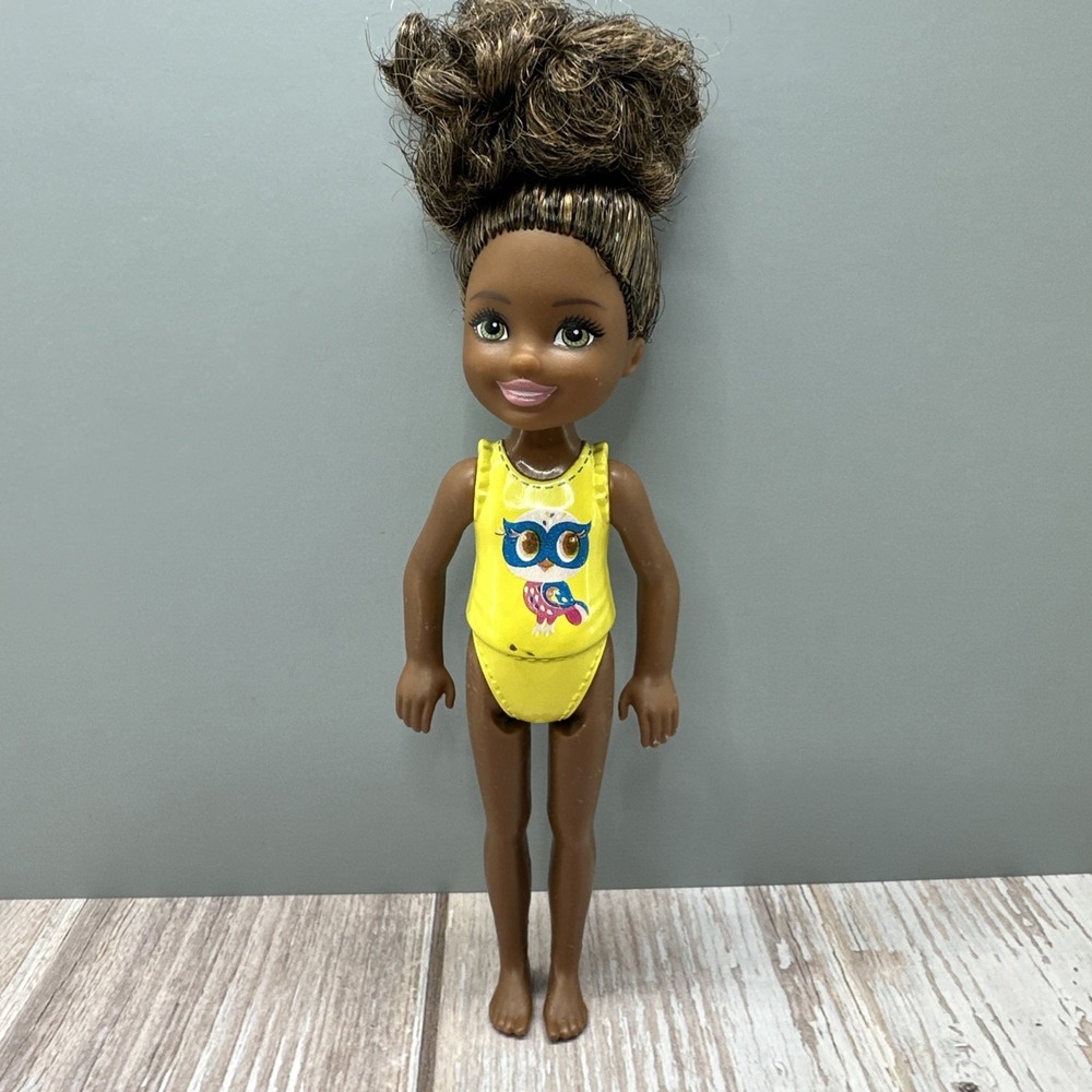 Mattel Barbie Club Chelsea Doll‎ YELLOW Owl Outfit AA - FHK93